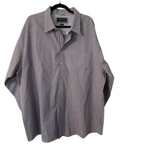 Ariat dark purple and White Checkered Dress Shirt